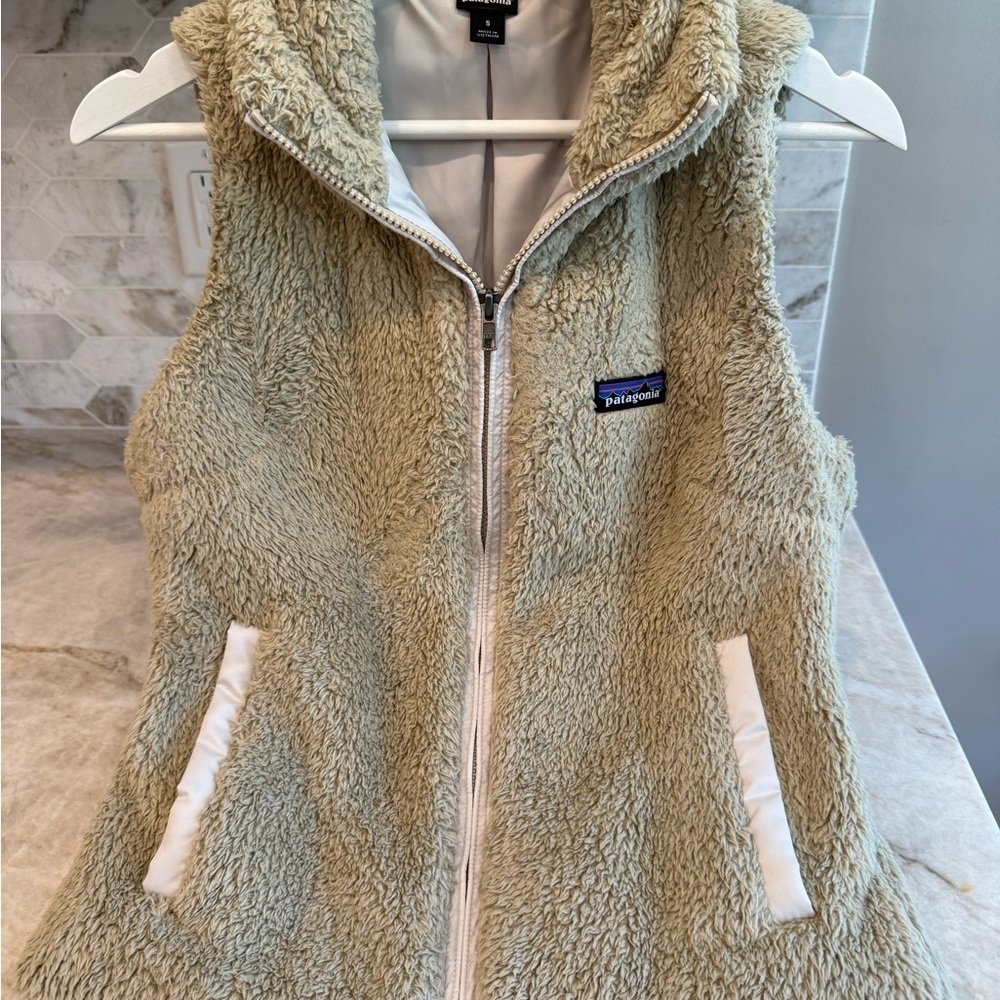 Patagonia Tan Sherpa Vest